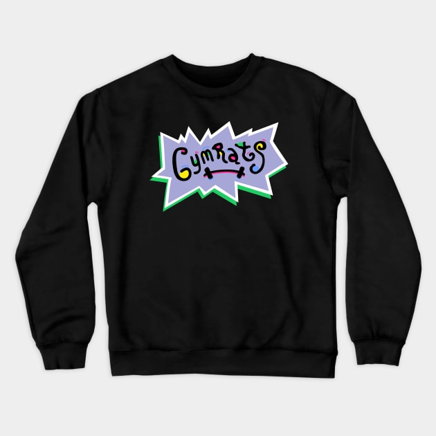 Gym Rats Crewneck Sweatshirt by brogressproject